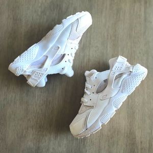 Nike Huarache Platinum White Size 13.5c